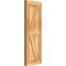 Ekena Millwork Framed Board-n-Batten Shutters w/Z-Bar, Rough Sawn Western Red Cedar, 10 3/4W x 31H, PR RBF06Z11X031RWR - alternate 2